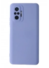 Mey İthalat®   Redmi Note 10 Pro Kılıf Nano içi Kadife Silikon - Lila
