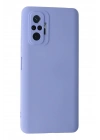 Mey İthalat®   Redmi Note 10 Pro Kılıf Nano içi Kadife Silikon - Lila