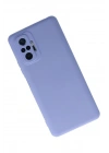Mey İthalat®   Redmi Note 10 Pro Kılıf Nano içi Kadife Silikon - Lila