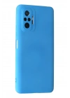 Mey İthalat®   Redmi Note 10 Pro Kılıf Nano içi Kadife Silikon - Mavi