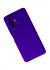 Mey İthalat®   Redmi Note 10 Pro Kılıf Nano içi Kadife Silikon - Mor