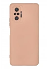 Mey İthalat®   Redmi Note 10 Pro Kılıf Nano içi Kadife Silikon - Pudra