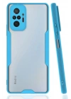 Mey İthalat®   Redmi Note 10 Pro Kılıf Platin Silikon - Mavi