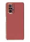 Mey İthalat®   Redmi Note 10 Pro Kılıf Volet Silikon - Kırmızı