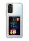 Mey İthalat®   Redmi Note 11 Kılıf Kart Şeffaf Silikon - Şeffaf