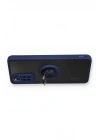 Mey İthalat®   Redmi Note 11 Kılıf Montreal Yüzüklü Silikon Kapak - Lacivert