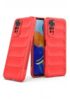 Mey İthalat®   Redmi Note 11 Kılıf Optimum Silikon - Kırmızı