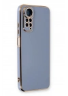 Mey İthalat®   Redmi Note 11 Kılıf Volet Silikon - Mavi