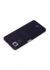 Mey İthalat®   Redmi Note 11 Pro Kılıf Kelvin Kartvizitli Silikon - Derin Mor