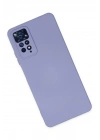Mey İthalat®   Redmi Note 11 Pro Kılıf Nano içi Kadife Silikon - Lila