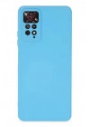 Mey İthalat®   Redmi Note 11 Pro Kılıf Nano içi Kadife Silikon - Mavi