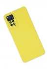 Mey İthalat®   Redmi Note 11 Pro Kılıf Nano içi Kadife Silikon - Sarı