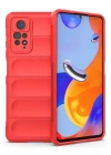 Mey İthalat®   Redmi Note 11 Pro Kılıf Optimum Silikon - Kırmızı