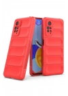 Mey İthalat®   Redmi Note 11 Pro Kılıf Optimum Silikon - Kırmızı