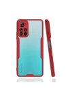 Mey İthalat®   Redmi Note 11 Pro Plus 5G Kılıf Platin Silikon - Kırmızı