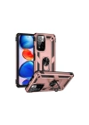 Mey İthalat®   Redmi Note 11 Pro Plus 5G Kılıf Sofya Yüzüklü Silikon Kapak - Rose