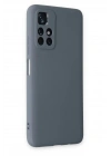 Mey İthalat®   Redmi Note 11T Kılıf Nano içi Kadife Silikon - Gri