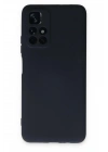 Mey İthalat®   Redmi Note 11T Kılıf Nano içi Kadife Silikon - Lacivert