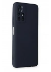Mey İthalat®   Redmi Note 11T Kılıf Nano içi Kadife Silikon - Lacivert