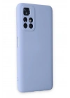 Mey İthalat®   Redmi Note 11T Kılıf Nano içi Kadife Silikon - Lila
