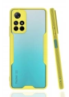 Mey İthalat®   Redmi Note 11T Kılıf Platin Silikon - Sarı