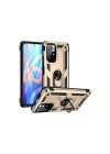 Mey İthalat®   Redmi Note 11T Kılıf Sofya Yüzüklü Silikon Kapak - Gold