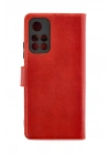 Mey İthalat®   Redmi Note 11T Kılıf Trend S Plus Kapaklı Kılıf - Kırmızı