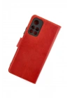 Mey İthalat®   Redmi Note 11T Kılıf Trend S Plus Kapaklı Kılıf - Kırmızı