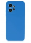Mey İthalat®   Redmi Note 12 4G Kılıf First Silikon - Mavi