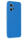 Mey İthalat®   Redmi Note 12 4G Kılıf First Silikon - Mavi