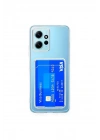 Mey İthalat®   Redmi Note 12 4G Kılıf Kart Şeffaf Silikon - Şeffaf