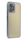 Mey İthalat®   Redmi Note 12 4G Kılıf  Lensli Silikon - Açık Mavi