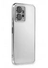 Mey İthalat®   Redmi Note 12 4G Kılıf  Lensli Silikon - Gümüş