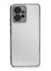 Mey İthalat®   Redmi Note 12 4G Kılıf  Lensli Silikon - Gümüş