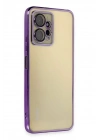 Mey İthalat®   Redmi Note 12 4G Kılıf  Lensli Silikon - Mor