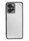 Mey İthalat®   Redmi Note 12 4G Kılıf  Lensli Silikon - Siyah