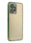 Mey İthalat®   Redmi Note 12 4G Kılıf  Lensli Silikon - Yeşil