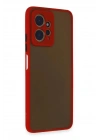 Mey İthalat®   Redmi Note 12 4G Kılıf Montreal Silikon Kapak - Kırmızı
