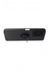 Mey İthalat®   Redmi Note 12 4G Kılıf Montreal Yüzüklü Silikon Kapak - Siyah