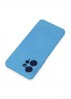Mey İthalat®   Redmi Note 12 4G Kılıf Nano içi Kadife Silikon - Mavi