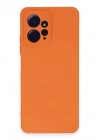 Mey İthalat®   Redmi Note 12 4G Kılıf Nano içi Kadife Silikon - Turuncu