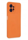 Mey İthalat®   Redmi Note 12 4G Kılıf Nano içi Kadife Silikon - Turuncu