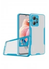 Mey İthalat®   Redmi Note 12 4G Kılıf Platin Silikon - Mavi
