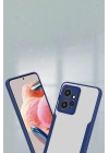 Mey İthalat®   Redmi Note 12 4G Kılıf Platin Silikon - Mavi
