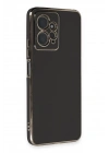 Mey İthalat®   Redmi Note 12 4G Kılıf Volet Silikon - Siyah
