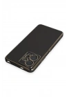 Mey İthalat®   Redmi Note 12 4G Kılıf Volet Silikon - Siyah