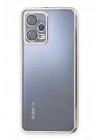 Mey İthalat®   Redmi Note 12 5G Kılıf  Lensli Silikon - Gümüş