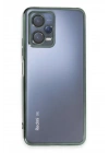 Mey İthalat®   Redmi Note 12 5G Kılıf  Lensli Silikon - Yeşil