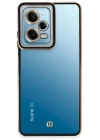 Mey İthalat®   Redmi Note 12 5G Kılıf Liva Lens Silikon - Siyah