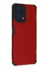 Mey İthalat®   Redmi Note 12 5G Kılıf Loop Deri Silikon - Kırmızı